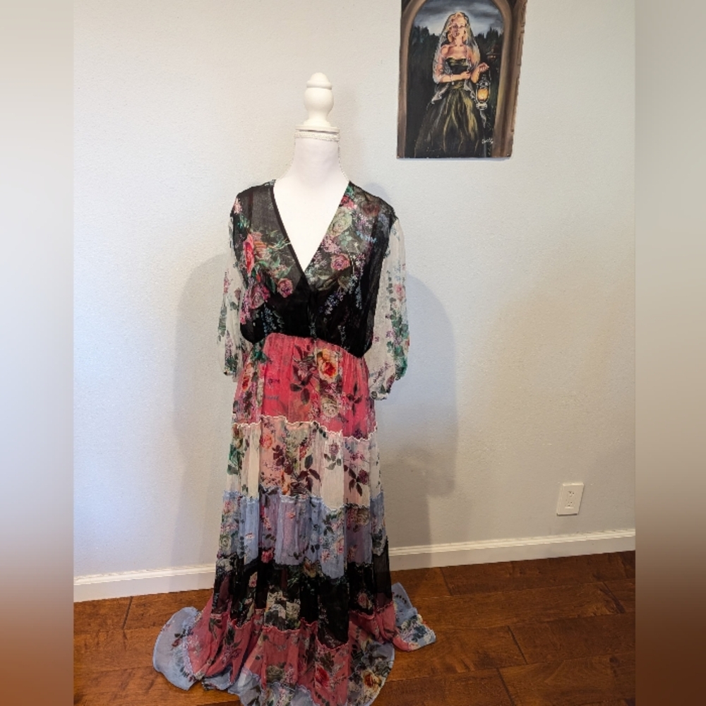Johnny Was Juliet Tiered Maxi Dress